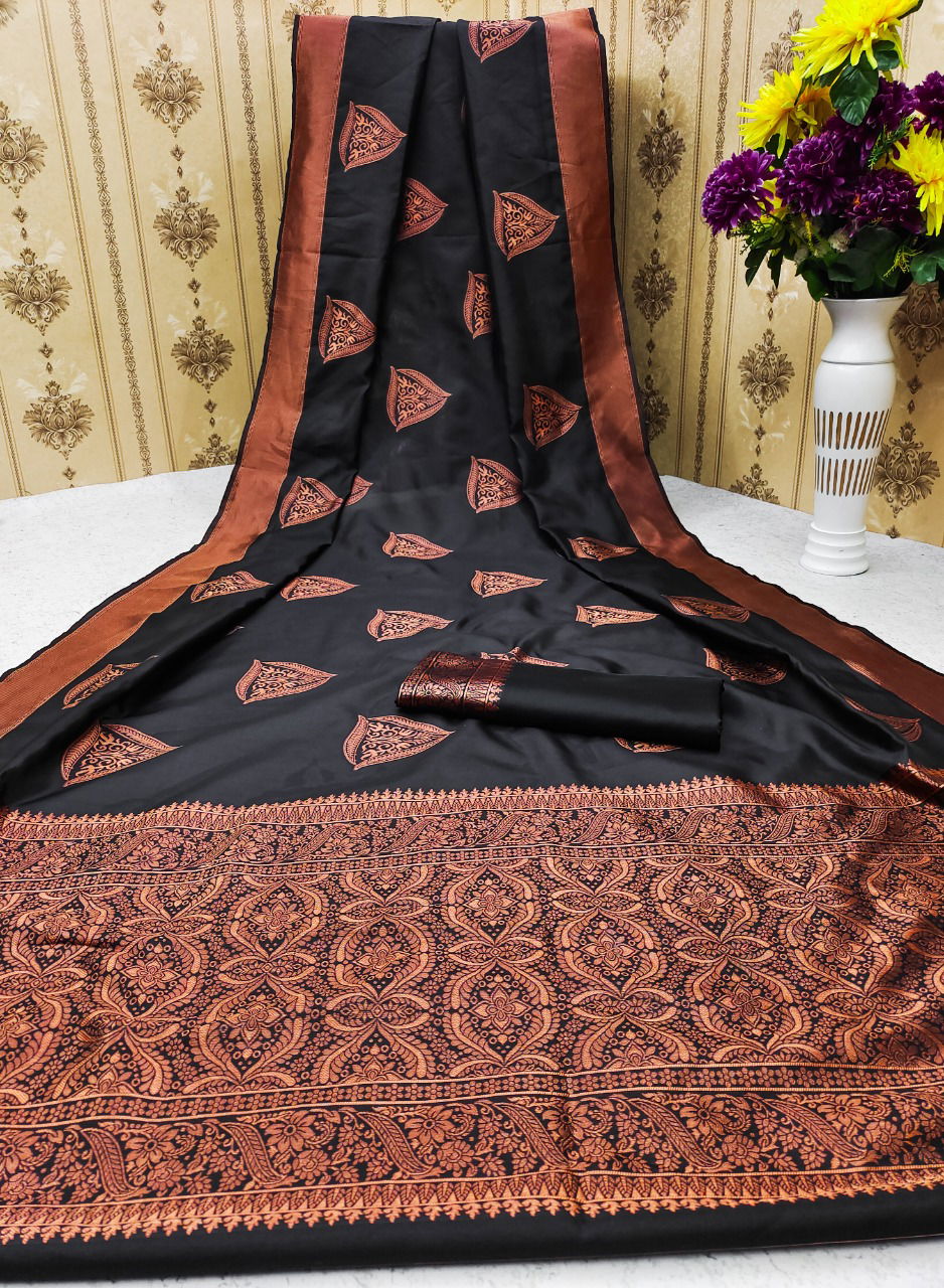 Jacquard 105 Ethnic Wear Wholesale Designer Banarasi Saree Catalog